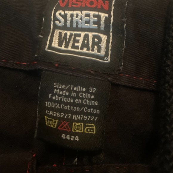 vision street wear good condition goth pants size 32. - Picture 4 of 6